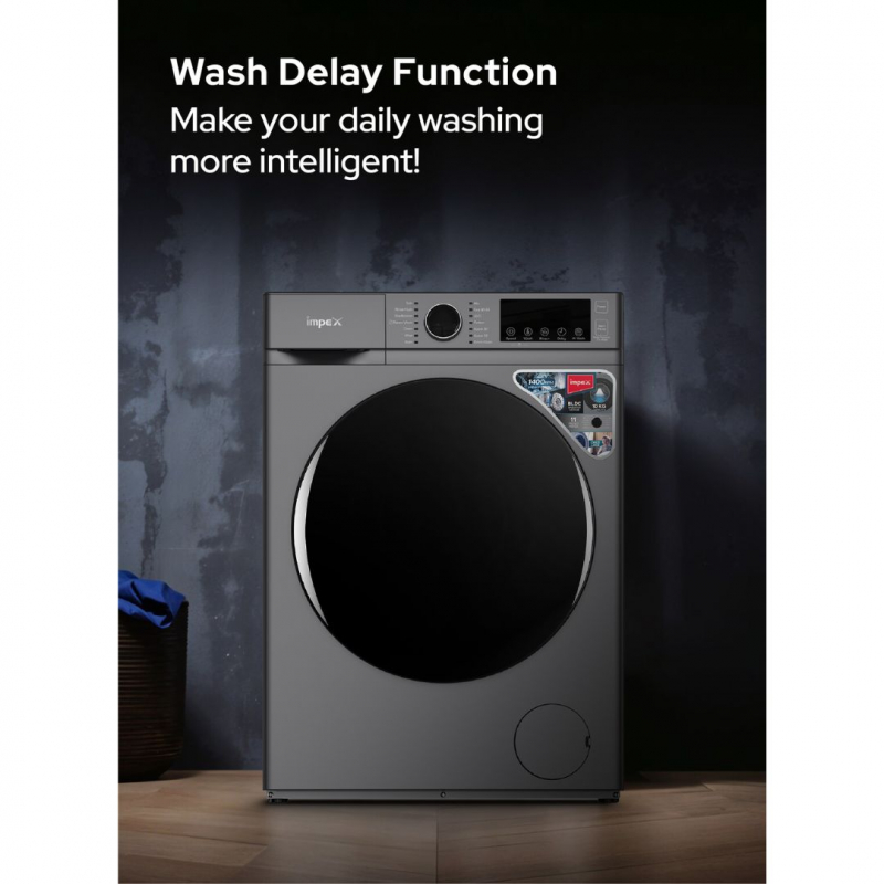 IMPEX 10 KG FRONT LOAD WASHING MACHINE | WM1000FS