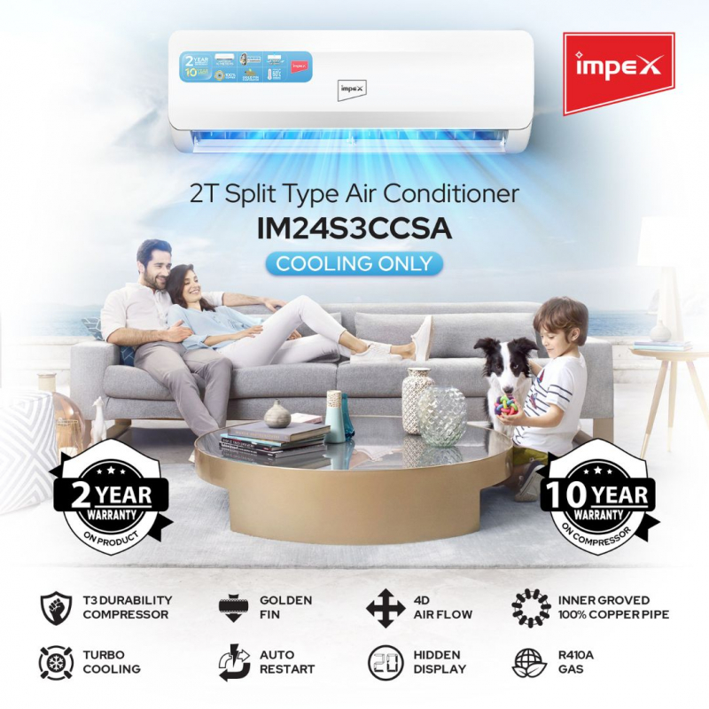 IMPEX SPLIT AC 2TON | IM24S3CCSA