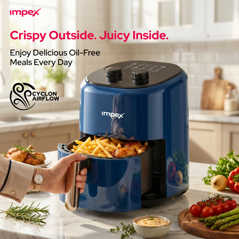 Impex 4.5 Ltr. Mechanical Air fryer | AF 4500