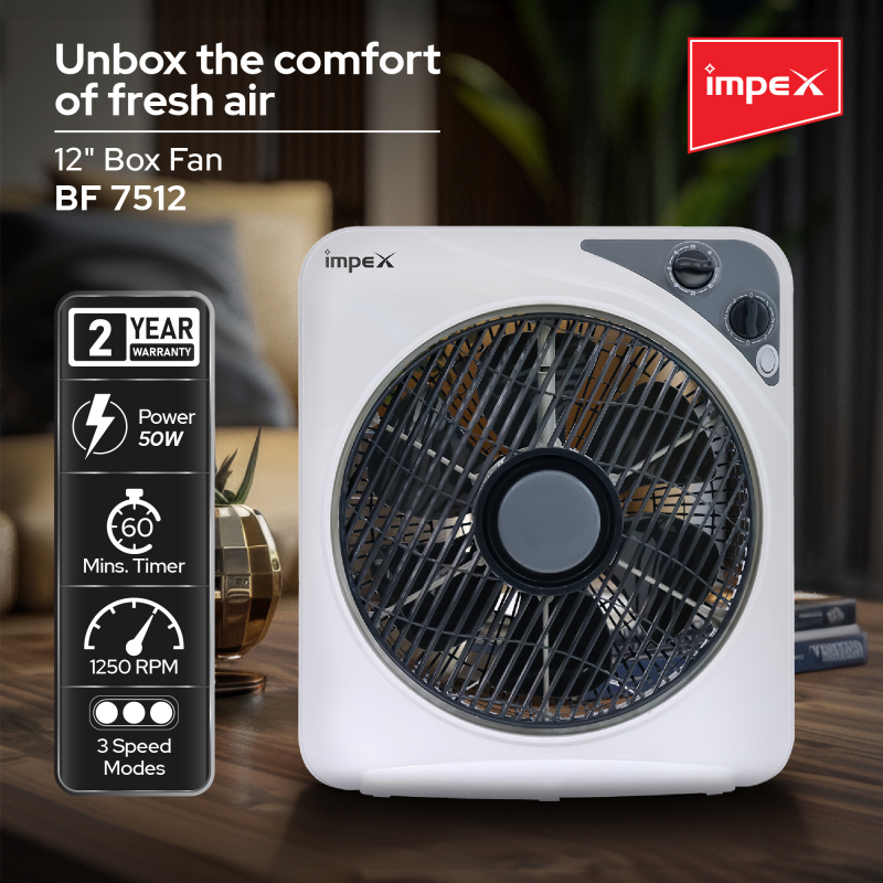 Electronic box fan | BF 7512