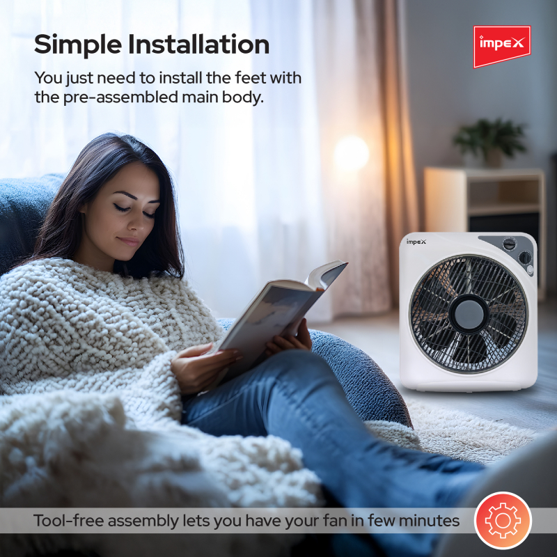 Electronic box fan | BF 7512
