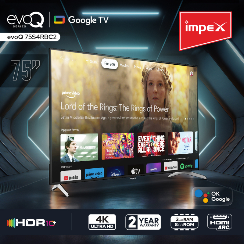75" UHD evoQ Google TV | evoQ 75 UHD Google TV