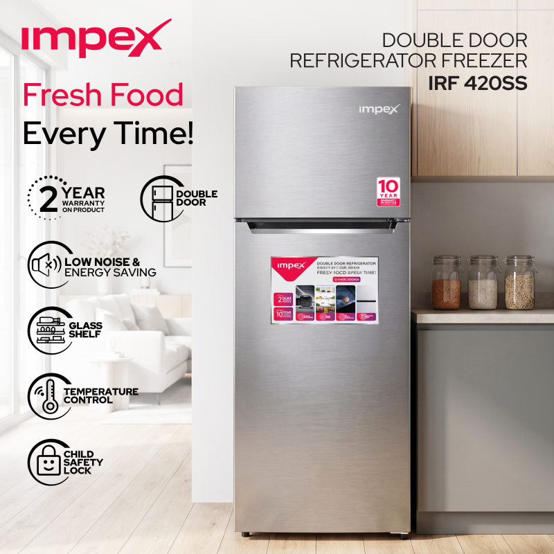 Impex 270L No Frost Inverter Refrigerator | IRF 250 S