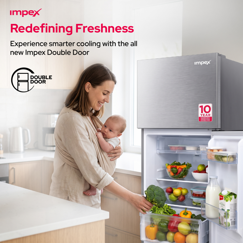 Impex 458L No Frost Inverter Refrigerator |  IRF 420 SS