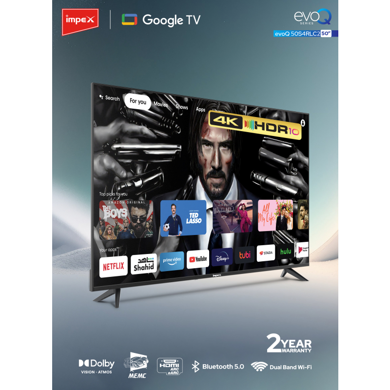50" 4K UHD evoQ Google TV | evoQ 50S4RLC2