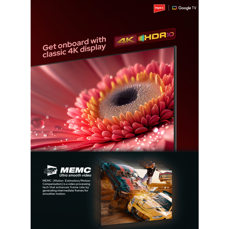 50" 4K UHD evoQ Google TV | evoQ 50S4RLC2