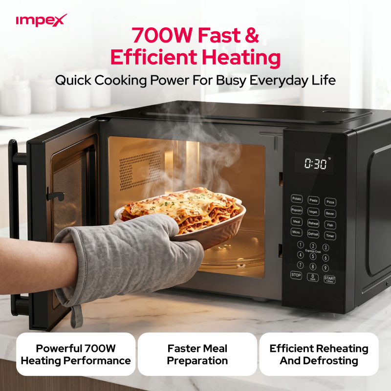 IMPEX 20L DIGITAL MICROWAVE OVEN