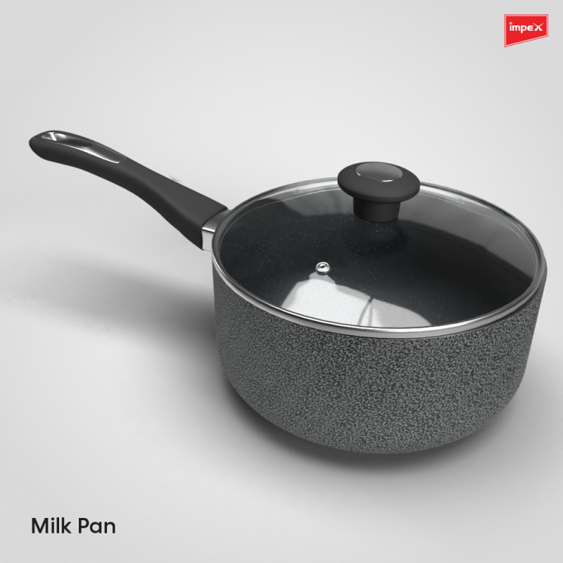 Impex Nonstick Granite Cookware 7Pcs | NCB 7104