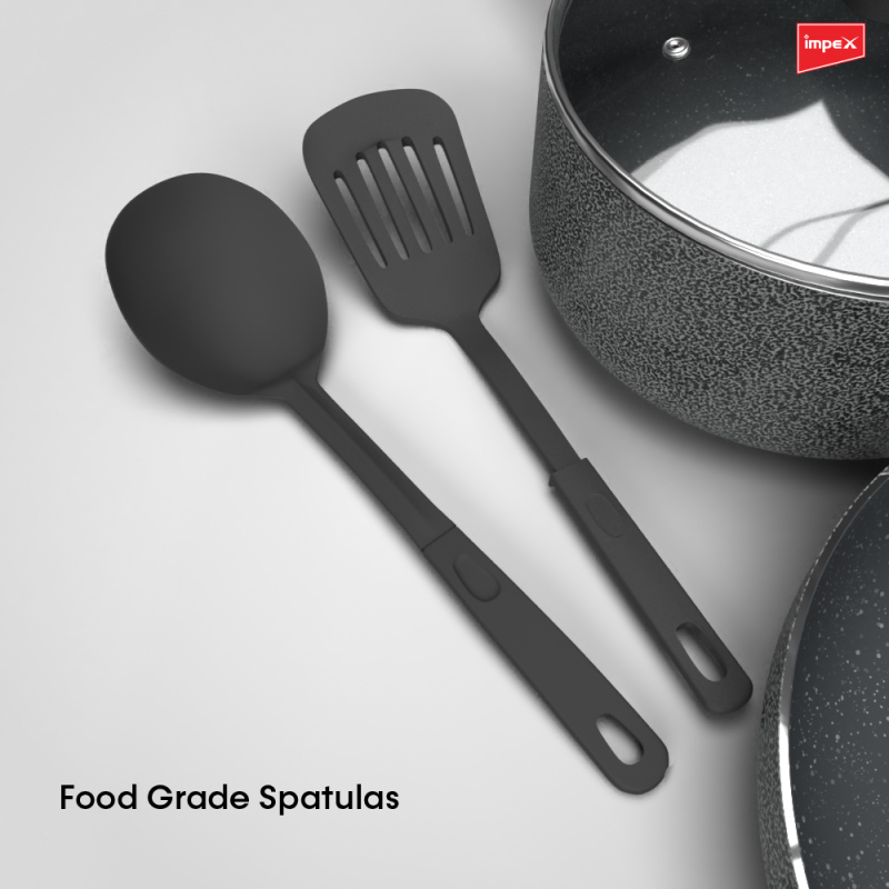 Impex Nonstick Granite Cookware 7Pcs | NCB 7104