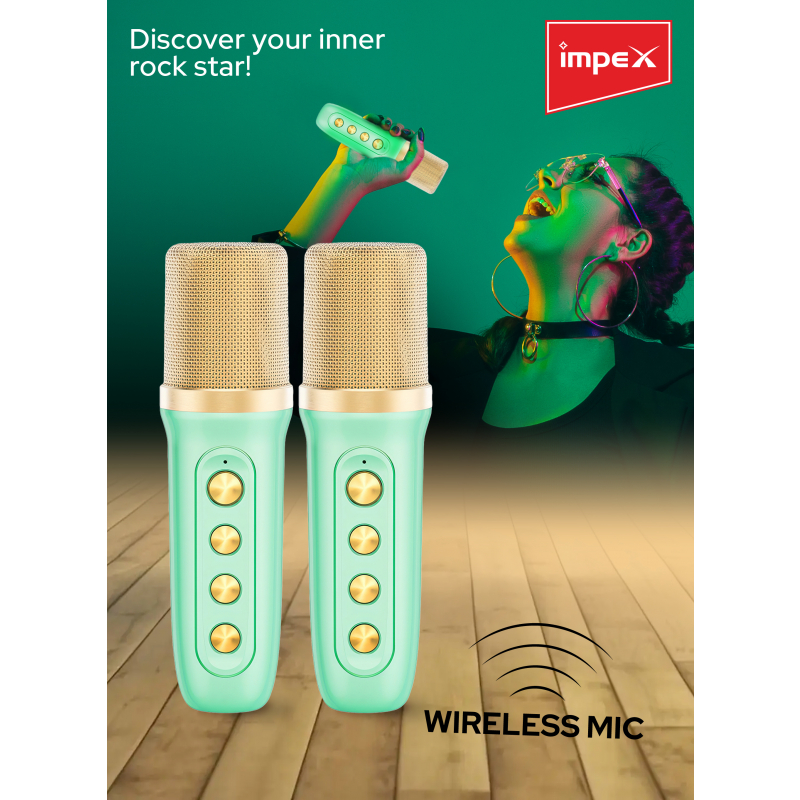 Impex Portable Bluetooth Karaoke Speaker | KM 1302