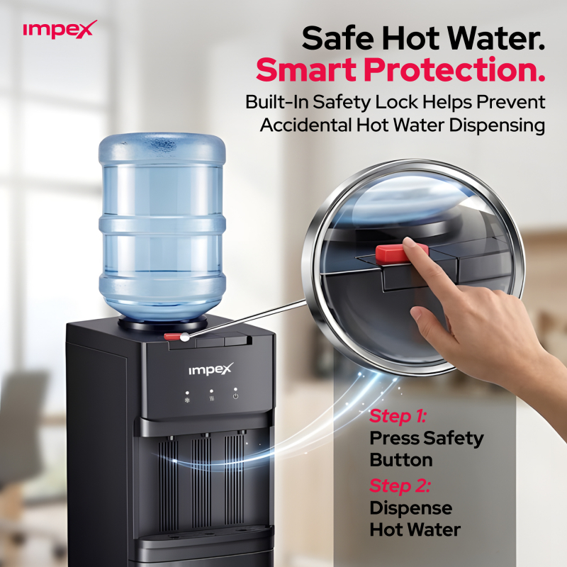 Impex 3 Tap Water Dispenser | WD3902C