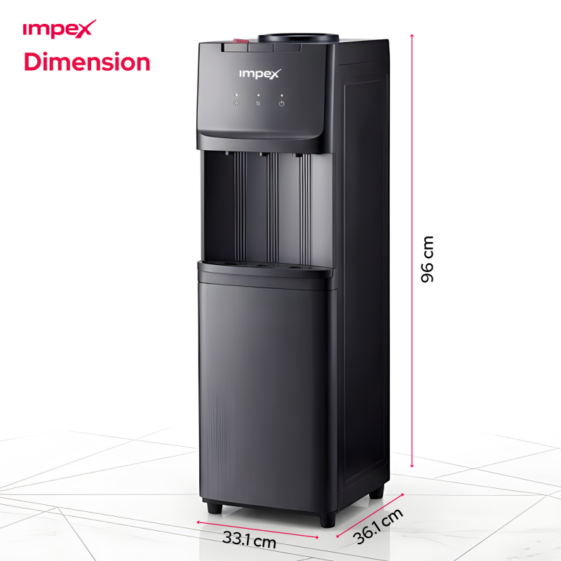 Impex 3 Tap Water Dispenser | WD3902C