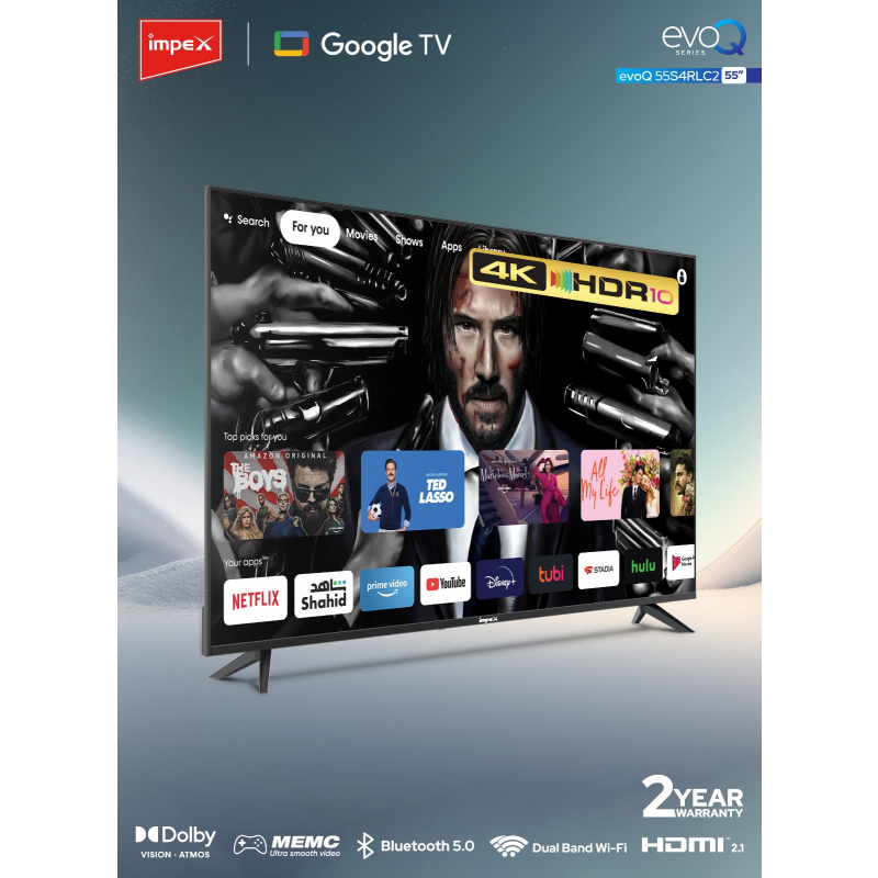 55 UHD evoQ Google TV | evoQ 55 UHD Google TV