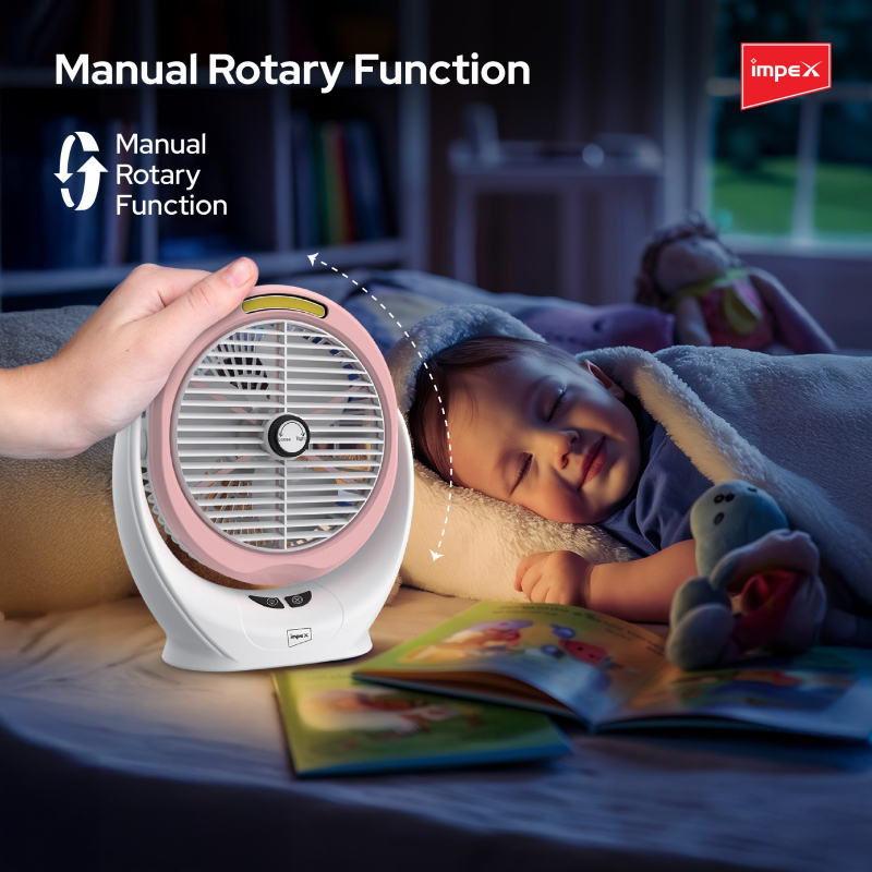 Impex 6" Rechargeable Fan | Breeze D6