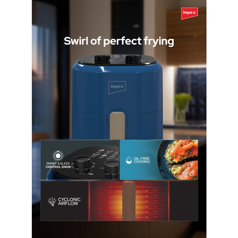 Impex 4.5 Ltr. Mechanical Air fryer | AF 4500