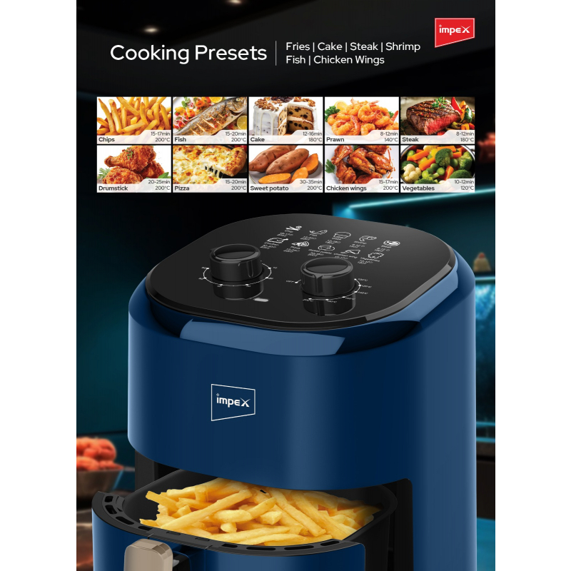 Impex 4.5 Ltr. Mechanical Air fryer | AF 4500