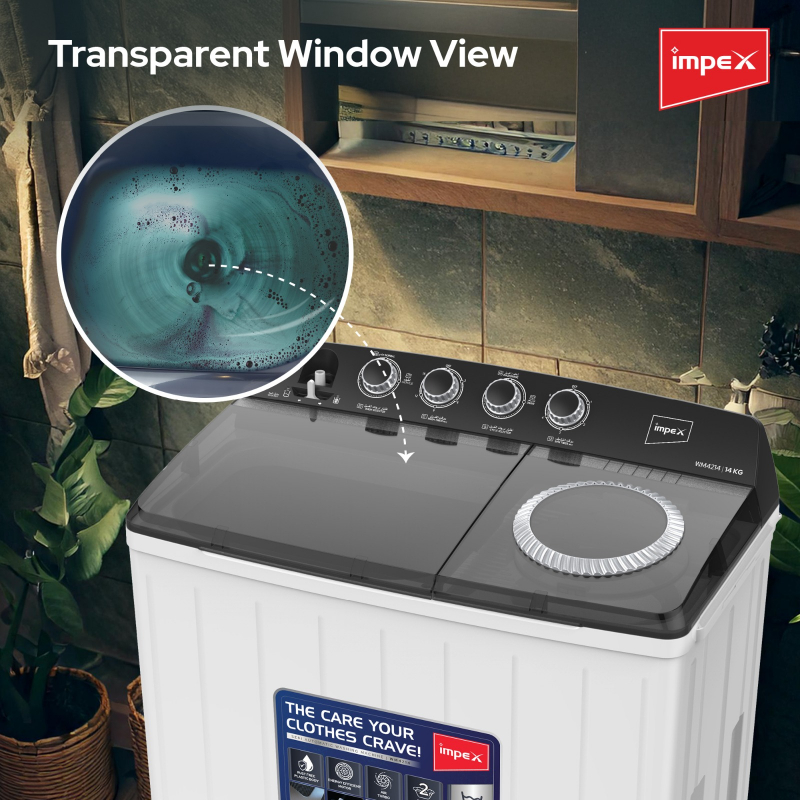 Impex 14Kg Semi Automatic Washing Machine | WM 4214