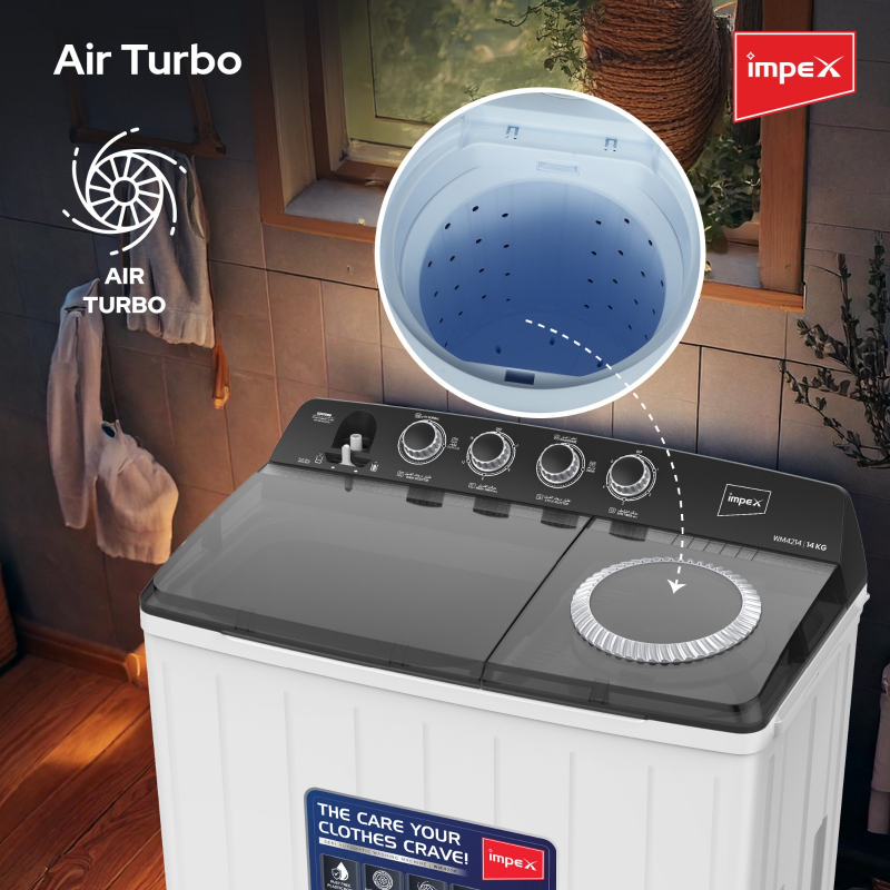 Impex 14Kg Semi Automatic Washing Machine | WM 4214