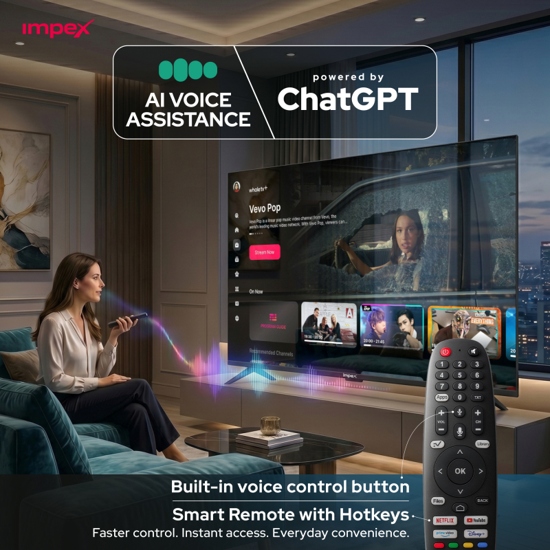 Impex Whale OS 43 SMART QLED TV | Wios43Q