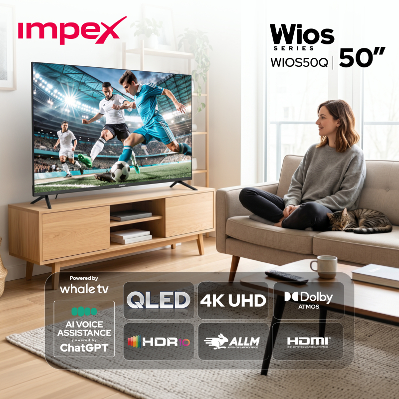 Whale OS 50 SMART QLED TV | Wios50Q