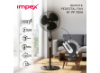 Impex 16"" Remote Pedestal Fan | PF7504