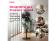 Impex 16"" Remote Pedestal Fan | PF7504