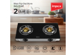 Impex 2 Br Glass Top Gas Stove | IGS 1214F