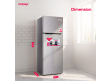 Impex 270L No Frost Inverter Refrigerator | IRF 250 S